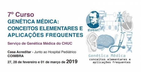 7.º Curso Genética Médica: Conceitos Elementares e Aplicações Frequentes chega a Coimbra no final de fevereiro